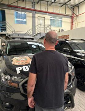 Foragido da Justiça de SP capturado pela Polícia Civil de Santa Catarina