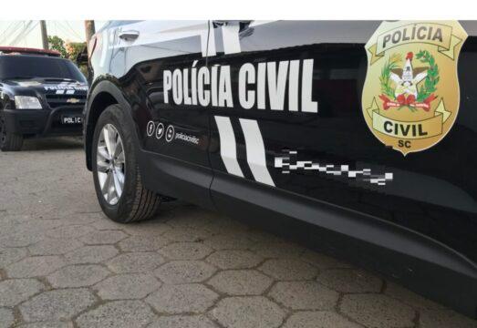 Homem preso pela Polícia Civil de Santa Catarina
