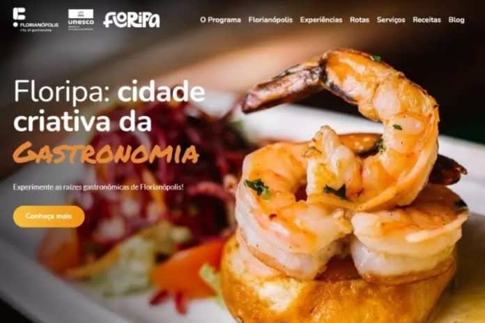 Imagem do lançamento do site do Programa Florianópolis Cidade Criativa UNESCO da Gastronomia na FenaOstra 2025