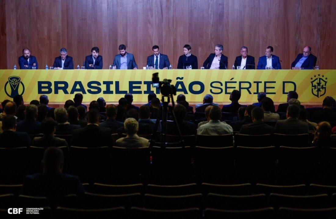 Presidente da FCF e CBF em reunião com clubes da Série D do Campeonato Brasileiro