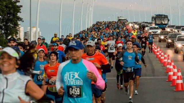 Atletas participando da Safety Run Florianópolis 2025