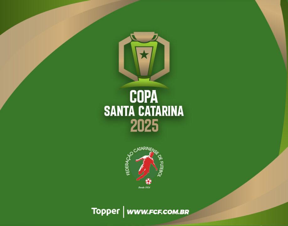 Tabela com os jogos da primeira fase da Copa Santa Catarina 2025