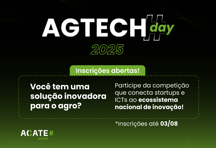 Vertical AgTech da ACATE - Competição de Startups e Pesquisadores