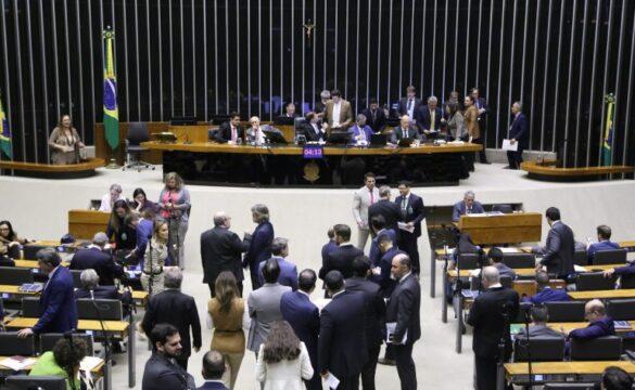 Plenário da Câmara dos Deputados em sessão de votação