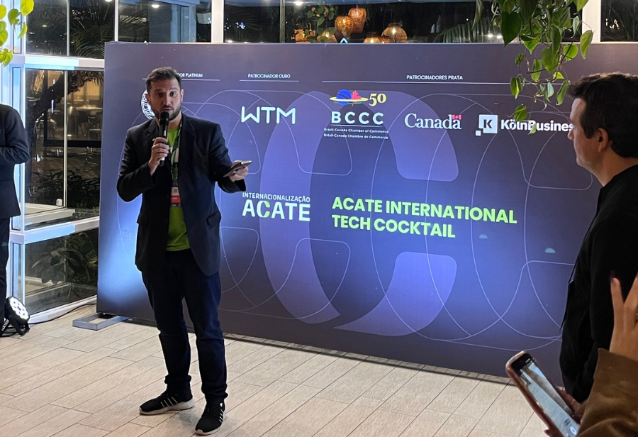 Delegações internacionais no ACATE International Tech Cocktail