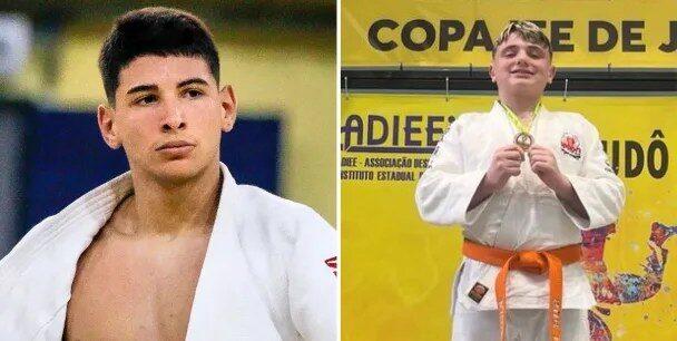 Atletas de São José competindo no Campeonato Brasileiro de Judô