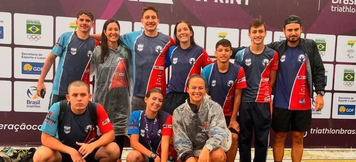 Atletas de São José em competição esportiva