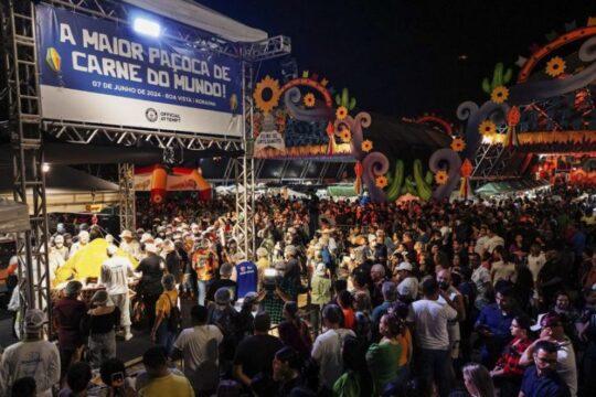 Prato de paçoca de carne com farinha