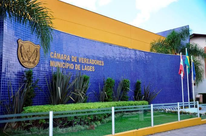 Fachada da Câmara de Vereadores de Lages