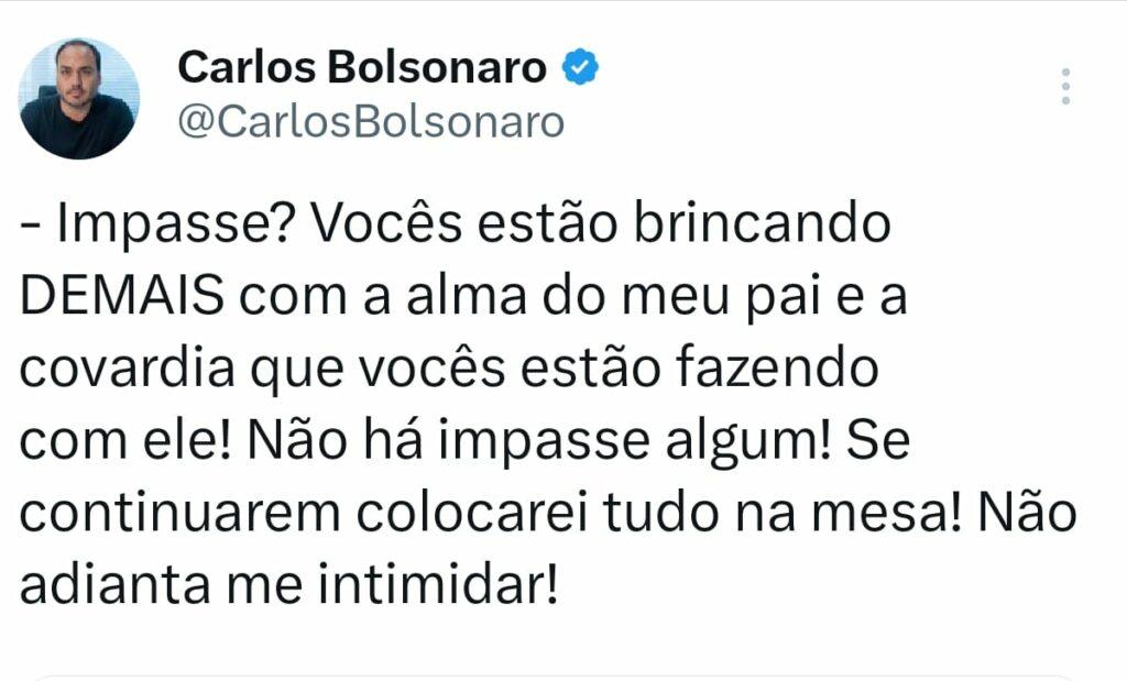 Carlos Bolsonaro pré-candidatura Senado Santa Catarina