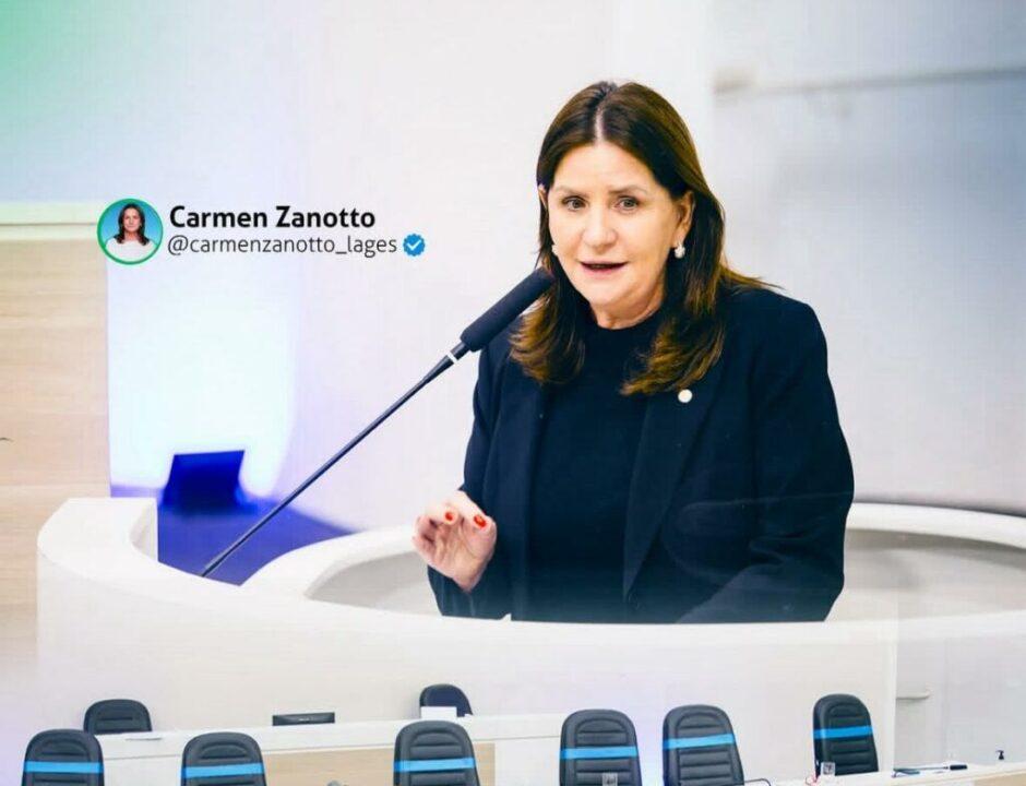 Imagem de Carmen Zanotto, primeira prefeita de Lages
