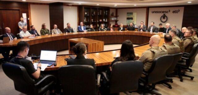 Reunião do Comitê Estratégico de Ordem Pública em Joinville