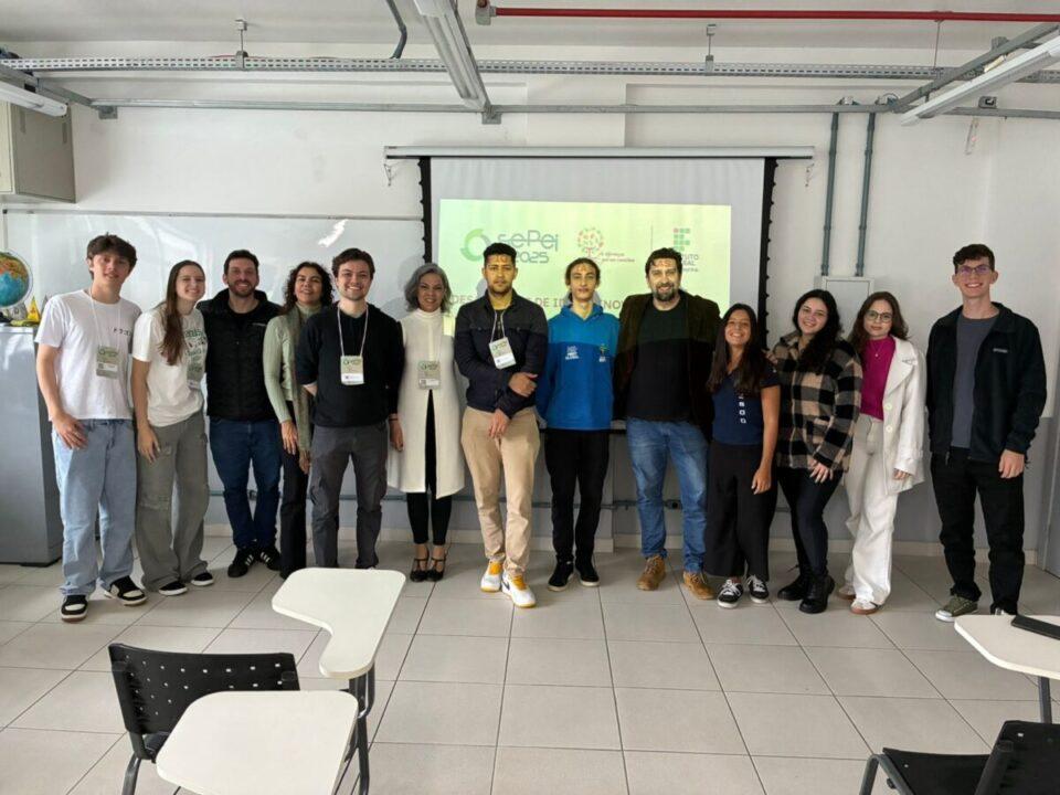 Imagem do Desafio IFSC de Ideias Inovadoras apresentando resultados no Sepei 2025
