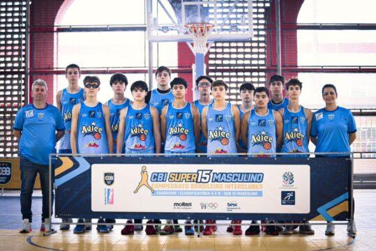 Equipes Sub-15 e Sub-19 do Avaí nas competições nacionais de basquete de base