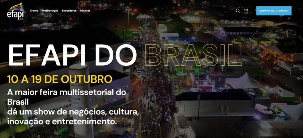 Site oficial da Efapi do Brasil 2025