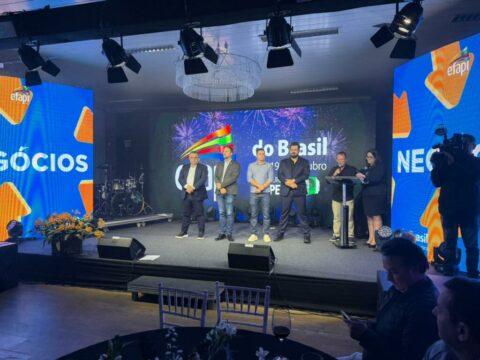 Evento de lançamento da Efapi do Brasil em Joinville