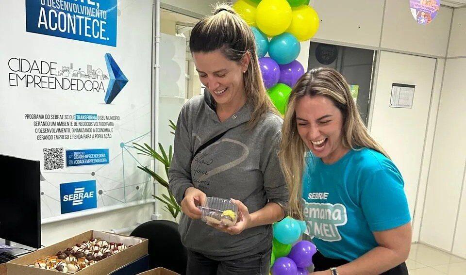 Pequeno negócio local em crescimento