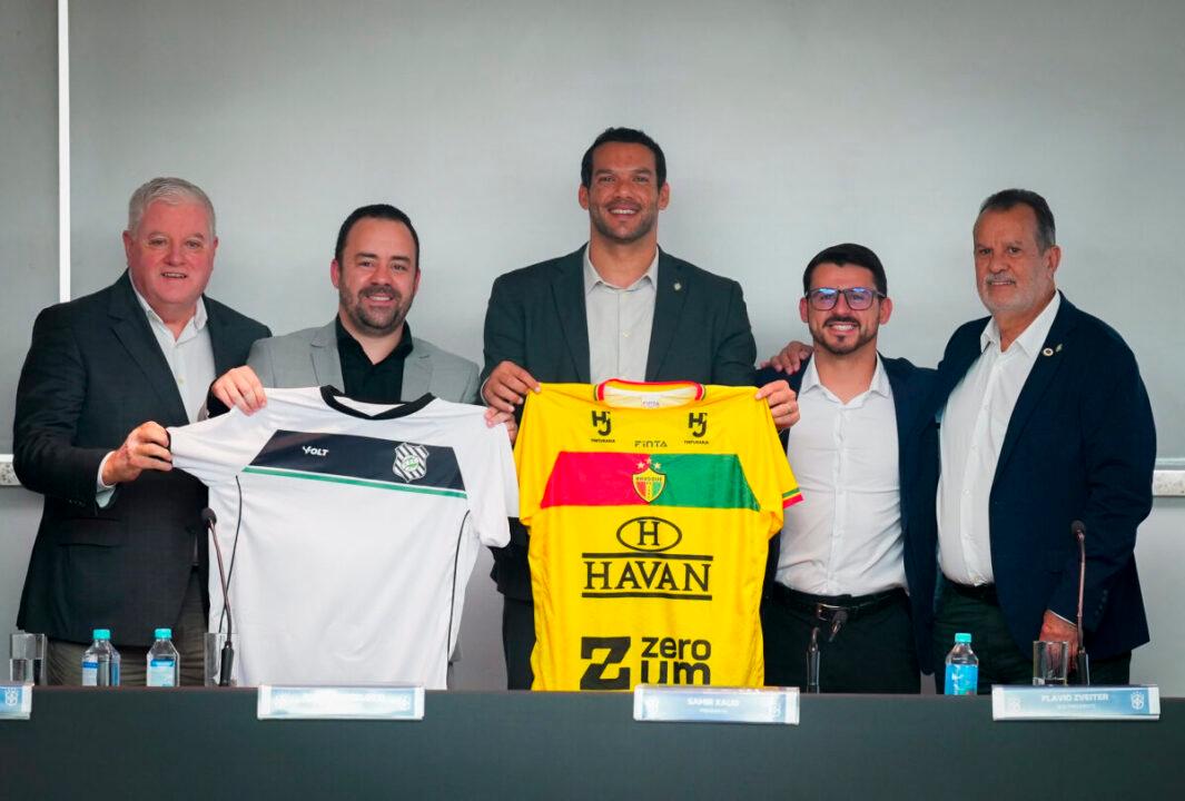 Presidente da FCF e clubes da Série C em reunião na CBF