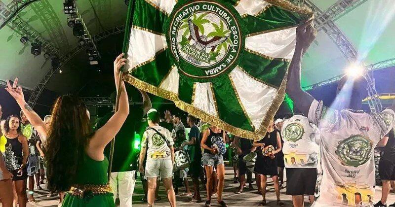 Evento de celebração dos 20 anos da Escola de Samba Jardim das Palmeiras em São José