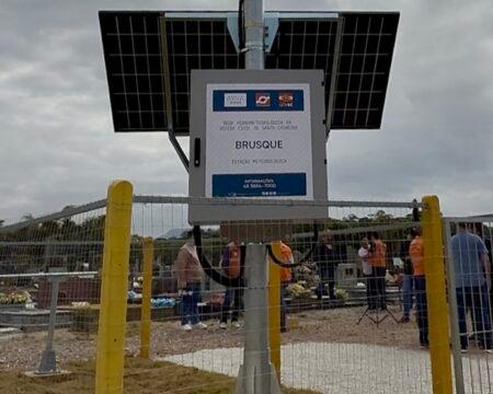 Estação de Monitoramento Hidrometeorológico em Brusque
