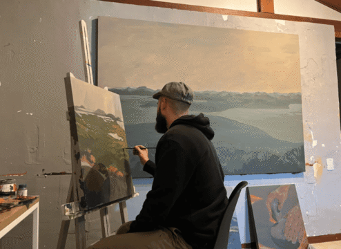 Arte contemporânea de Arivassa na exposição Meiembipe