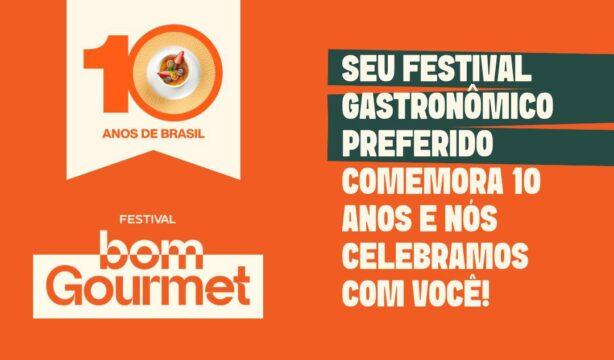 Logo do Festival Bom Gourmet Florianópolis com lista de restaurantes participantes