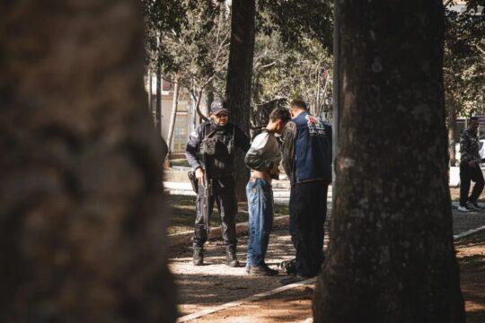 Força-tarefa reforçando segurança e ordem urbana em São José