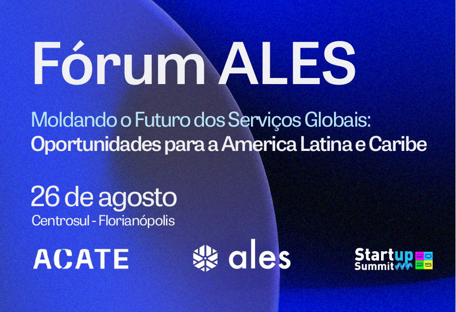 Empresários em conferência internacional