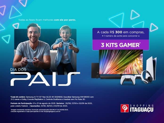 Prêmios da Campanha de Dia dos Pais no Shopping Itaguaçu