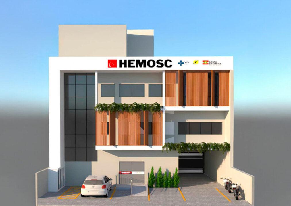 Construção da nova unidade do Hemosc em Itajaí