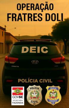 Polícia Civil de Santa Catarina - Operação Fratres Doli