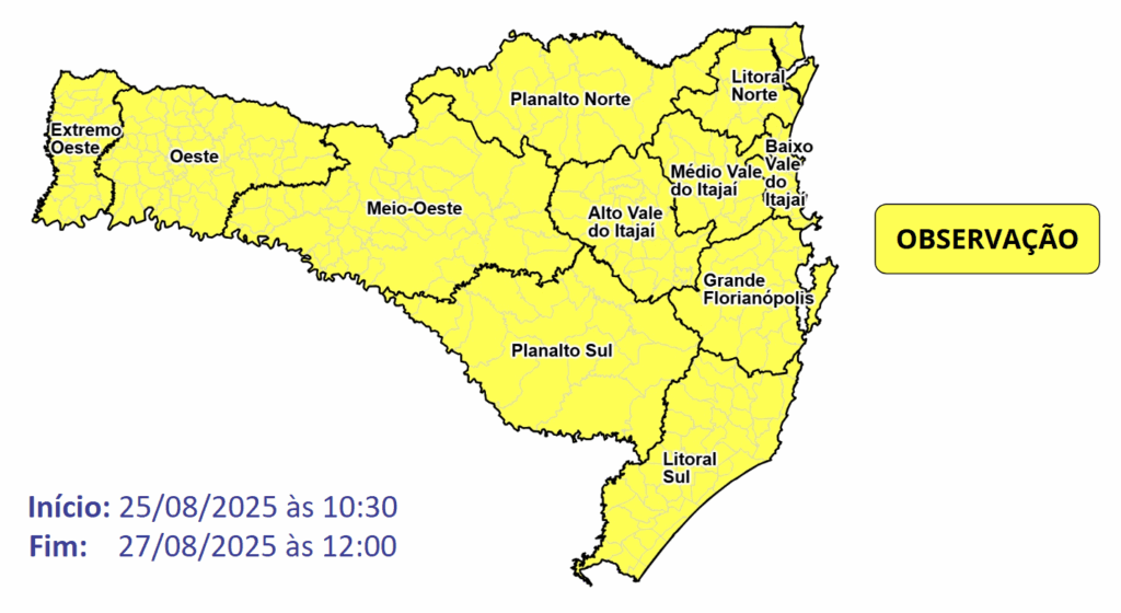 Frio intenso em Santa Catarina