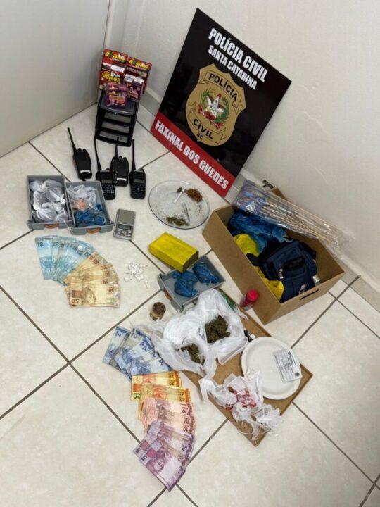 Prisão de Jovem por Tráfico de Drogas em Faxinal dos Guedes