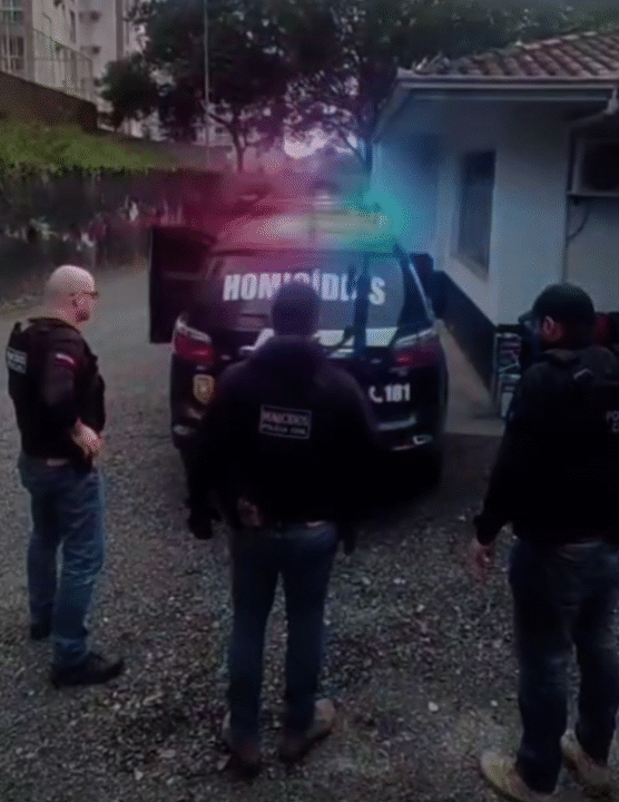 Suspeito preso pela Polícia Civil de Santa Catarina