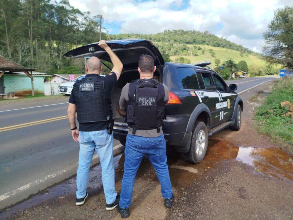 Homem preso pela Polícia Civil
