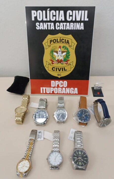 Suspeito preso pela Polícia Civil de Santa Catarina em Ituporanga