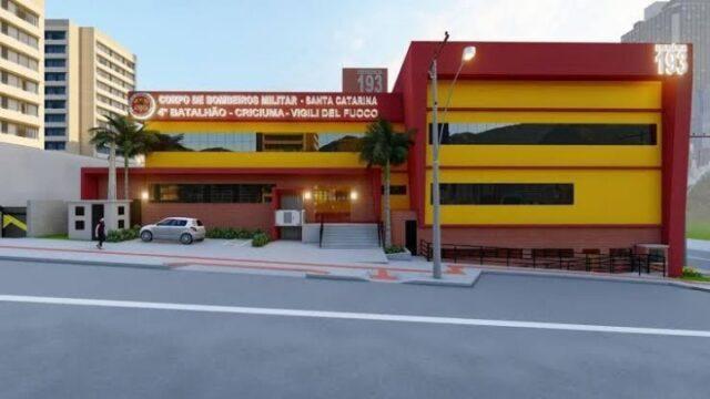 Quartel do Corpo de Bombeiros Militar de Santa Catarina em Criciúma