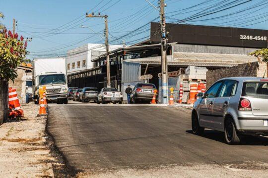 Asfaltamento da Rua Velha em São José