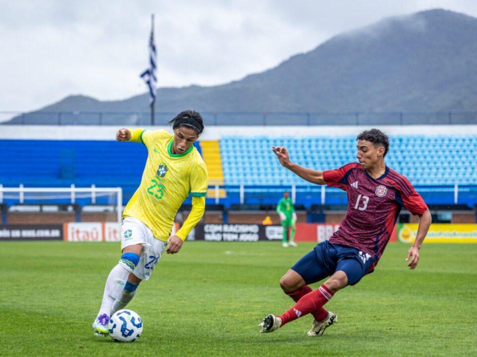 Seleção Brasileira Sub-17 enfrenta Costa Rica em amistoso preparatório na Ressacada
