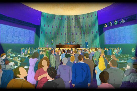 Deputados em sessão no Plenário