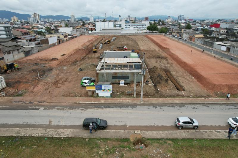 Terraplanagem Conjunto Habitacional Tibério Testoni II em Itajaí