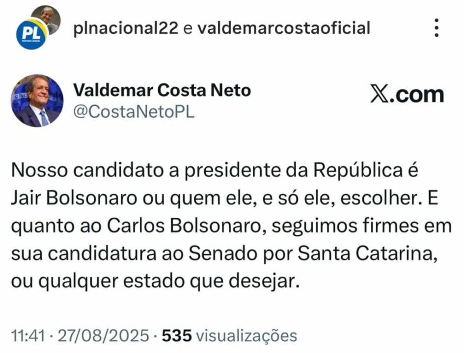 Valdemar da Costa Neto e Carlos Bolsonaro em reunião política