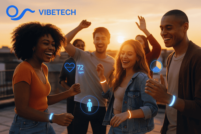 Vibetech - Ilustração de Energia Viva e Tecnologia