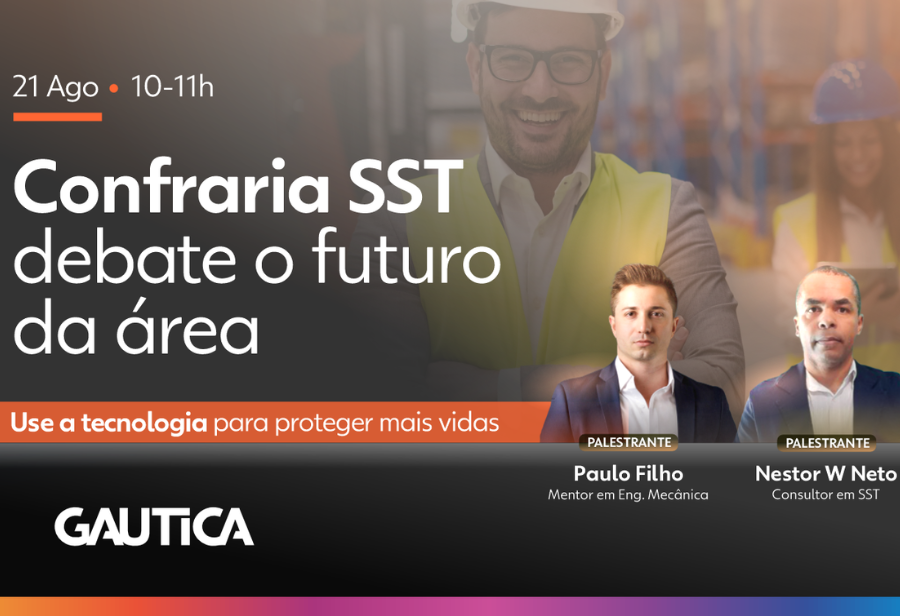 Imagem representativa do webinar sobre o futuro da Saúde e Segurança do Trabalho realizado pela Gautica
