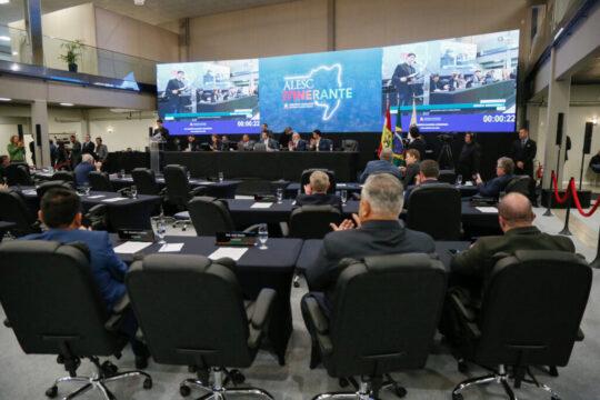 sessão plenária Alesc Itinerante em Mafra