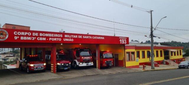 Bombeiros em ação