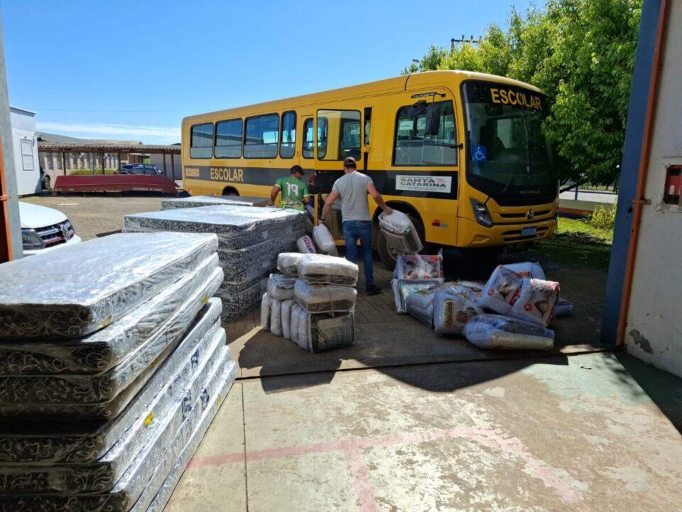 Imagem representativa da entrega de ajuda humanitária em Entre Rios