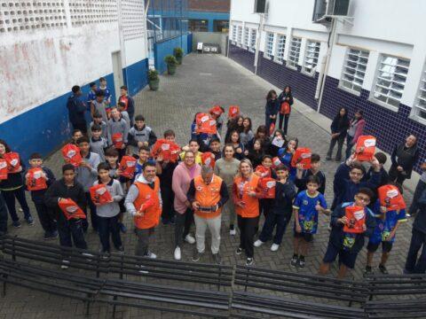 Alunos do Programa Defesa Civil na Escola