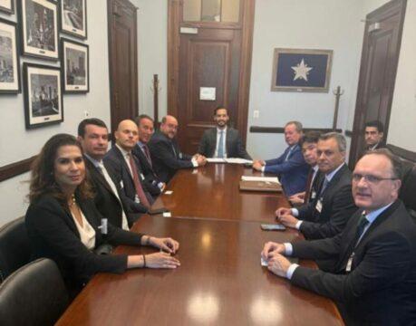 André Odebrecht participando da missão da CNI em Washington