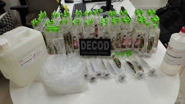 Apreensão de Lança-Perfume em Palhoça